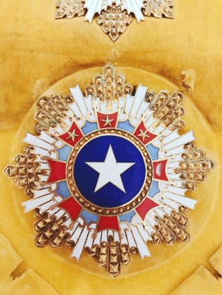 Order of the Brilliant Star 1st Class Grand Cross with case Rare China 2