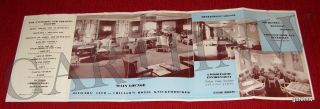 KNICKERBOCKER HOTEL CHICAGO POST WORLD WAR II OFFICER ' S CLUB PICTORIAL BROCHURE 2