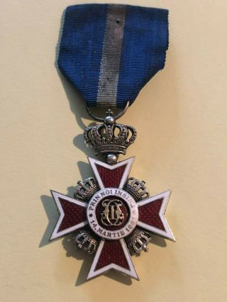 Romania,  Kingdom.  Order Of The Crown Of Romania,  Knight,  1932 - 1947 Issue