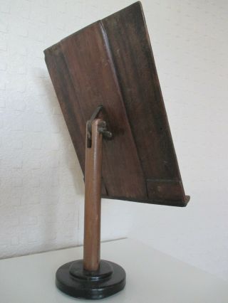 Small Antique Adjustable Wooden Display Stand - Great For Picture Painting Etc