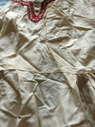 Vintage Hand - Embroidered Silk Dress 3