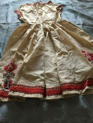 Vintage Hand - Embroidered Silk Dress 5
