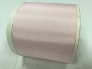 Large Vintage Taffeta Rayon pink Ribbon Whole Roll/ ruban ancien rayonne/18yds 2