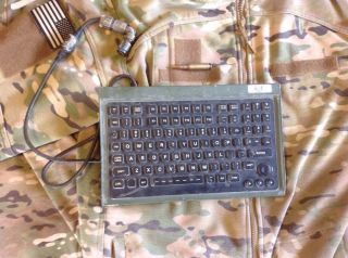 Fbcb2 Blue Force Tracker Drs Tactical Systems Keyboard 9800 - 07010 - 9000 Military