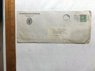 1927 Young Typewriter Company Letterhead,  Mailing envelope,  Order Form.  Chicago. 2