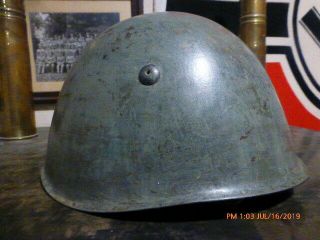 Ww2 Italian Army Helmet With Chinstrap And Liner Size 59