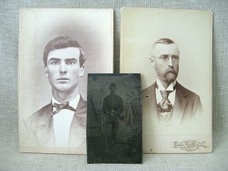 Civil War Archive of George S.  Walker / diaries,  discharges,  photos,  knife,  etc. 3