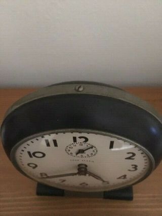 Vintage 1938 Westclox Big Ben Wind Up Alarm Clock Art Deco Loud Alarm 4