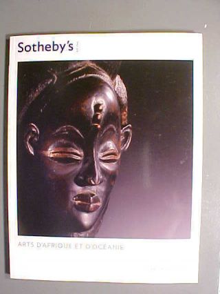 Sotheby 12/14/11 Antique African Tribal Oceanic Oceania D 