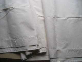 Vintage French Linen Metis Sheet,  Bedding,  Curtain Or Upholstery Fabric