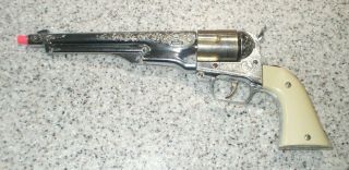 Vintage Hubley Colt.  45 Cap Gun W/bullets In Good Order