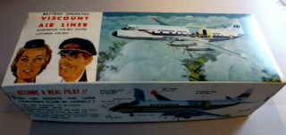Tomiyama Vickers Viscount Scandinavian Airlines Japan 1950s boxed 2