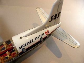 Tomiyama Vickers Viscount Scandinavian Airlines Japan 1950s boxed 7