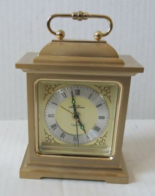 Vintage Seth Thomas Small Clock W Alarm No.  4re703 Quartz