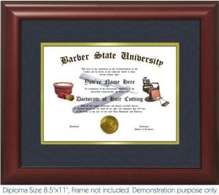 Barber Diploma - Personalized With Your Name/date - Best On Ebay.  Barber Chair
