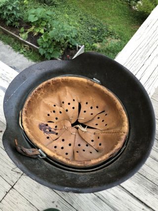 Wwii German M42 Helmet W/ Liner