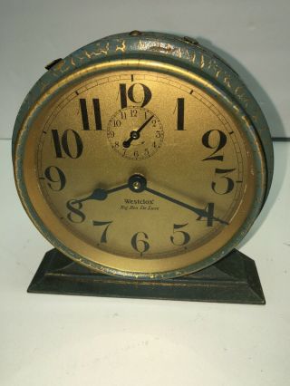 Great Running Westclox Big Ben Deluxe Wind Up Alarm Clock Great Shape
