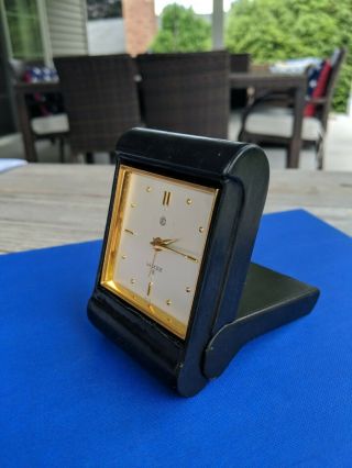 Vintage Mark Cross LUXOR Clock 8 Day Swiss Made 3