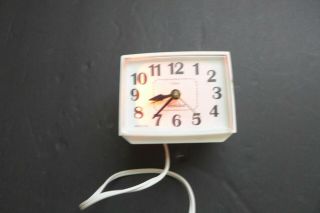 Vintage Westclox Dialite Electric Alarm Clock Model 22090 - 22540 Made In Usa