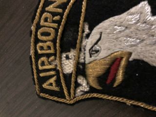Post WWII 101st Airborne DIV Bullion US Patch German Made Theater Made 2