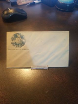 Rare Vintage Us Civil War Envelope Confederate The Great Seal Of Alabama