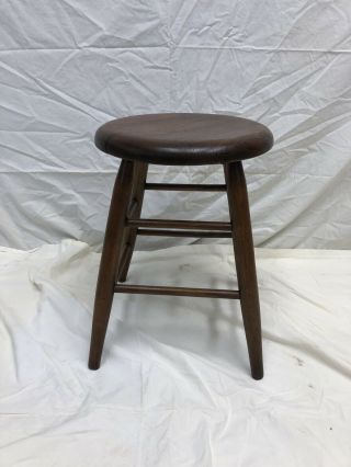 Antique Milking Stool From E.  E.  Freimuth Dairy