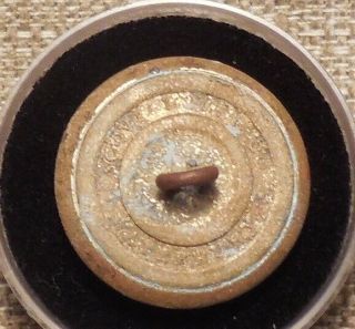 dug Civil War Vermont coat button w/ Scovill Mfg Co / Waterbury rmdc b/m 2