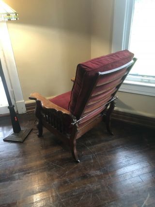 antique morris chair Arts And Crafts Mission Recliner 2