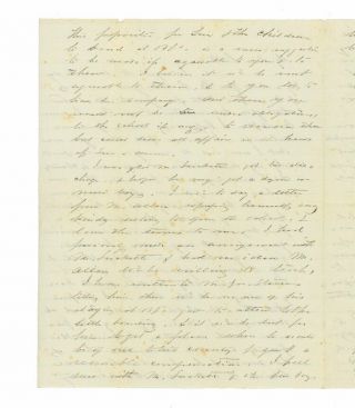 1861 Civil War Confederate Letter by Major Thomas L.  Broun,  Wise ' s Legion 2