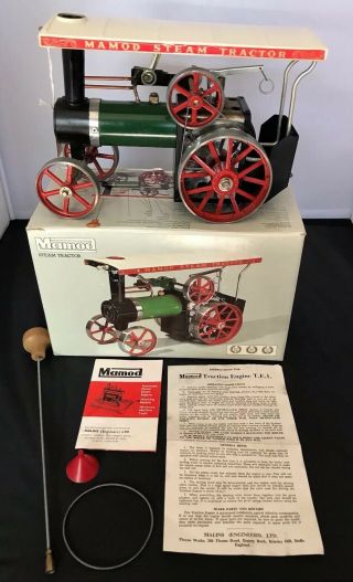 Vintage Mamod Steam Engine Tractor With Box