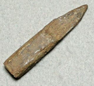 Civil War Relic Lead Ingot Crimped Down For Usage And Found In Central Virginia