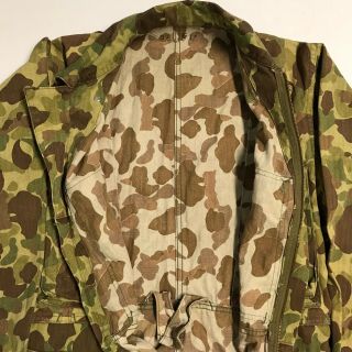 WWII US Army HBT Camo Coveralls with 13 Star Buttons,  38R 6