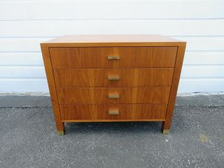 Danish Mid Century Modern Small Dresser Large Nightstand End Side Table 9666