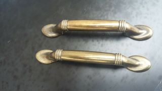 VINTAGE Bronze Brass Pull Handles Kitchen Cabinet Cupboard Drawer Salvage 8