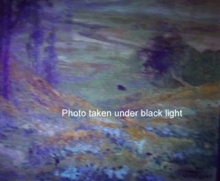 JD Frye American Impressionist Mountain Landscape Oil Painting Arts Crafts Frame 7