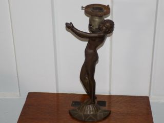 Art Deco Nude Figural Lamp Base