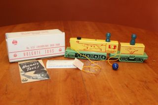 Holgate 5137 Streamliner Choo Choo Wood Toy Box 1938 - 45 Old Stock