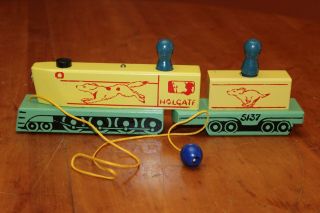 Holgate 5137 Streamliner Choo Choo Wood Toy Box 1938 - 45 Old Stock 2