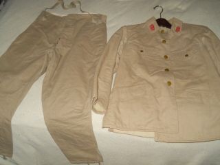 Full Japanese Sgt.  Major Uniform,  Early Issue Marks,  Cond.  Rare Find