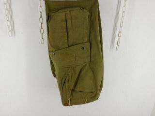VINTAGE WW 2 STANDARD ISSUE MODEL 1942 PARACHUTE JUMP TROUSERS 12