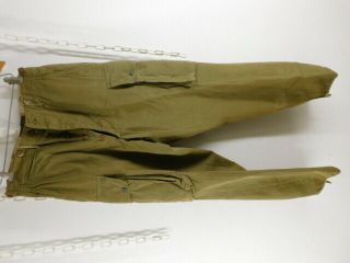 VINTAGE WW 2 STANDARD ISSUE MODEL 1942 PARACHUTE JUMP TROUSERS 2