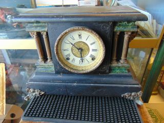 Vintage Sessions Mantle Clock Wood Case Parts,  Repair,  Restore - - Usa