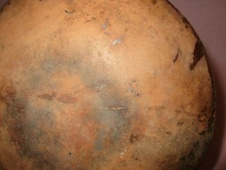 Antique 19th C Redware Stoneware Slip Decorated Small Pennsylvania Dish Plate 5