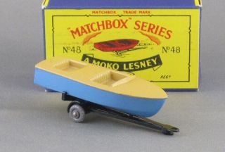Vintage 1960s Matchbox 48 Meteor Sports Boat & Boxed Beauty