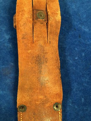 VERY RARE WW2 US M6 VINER BROS SHEATH for M3 TRENCH / FIGHTING KNIFE WWII 10