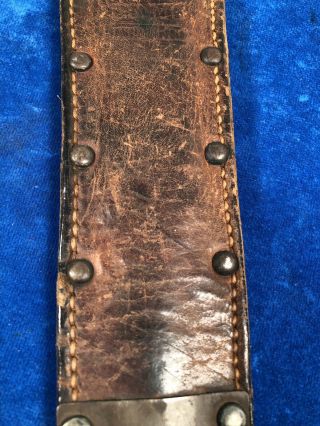 VERY RARE WW2 US M6 VINER BROS SHEATH for M3 TRENCH / FIGHTING KNIFE WWII 6