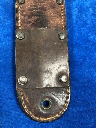 VERY RARE WW2 US M6 VINER BROS SHEATH for M3 TRENCH / FIGHTING KNIFE WWII 7