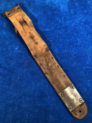 VERY RARE WW2 US M6 VINER BROS SHEATH for M3 TRENCH / FIGHTING KNIFE WWII 8