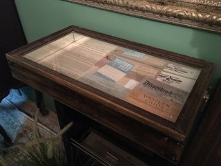 Antique Counter Top Display Showcase 2