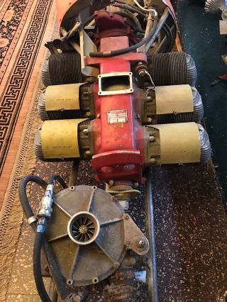 Post Ww2 Us Navy Drone Engine Mcculloch 0 - 150 4a 6 Cylinder W/ Turbocharger